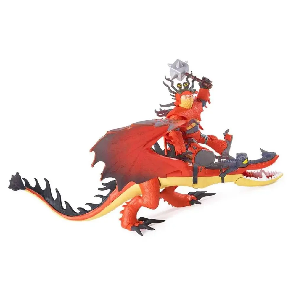 SNOTLOUT & HOOKFANG How to Train Your Dragon Hidden World Action Figure Set RARE
